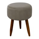 Ver imagem 1 de Puff Decorativo Redondo Pé Palito Herrero Cappuccino