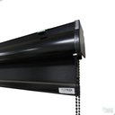 Ver imagem 7 de Persiana Rolo Double Vision Zebra 180larg X 220alt Preta Total Black C/ Bando - Sala/ Escritório/qua