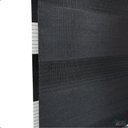 Ver imagem 5 de Persiana Rolo Double Vision Zebra 180larg X 220alt Preta Total Black C/ Bando - Sala/ Escritório/qua