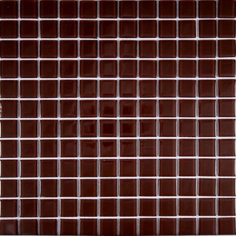 Pastilha Vidro Cristal 038 Marrom (2,5x2,5 Cm) - Linea Vitral