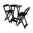 Ver imagem 1 de Jogo de Bistrô com 2 Banquetas Preto