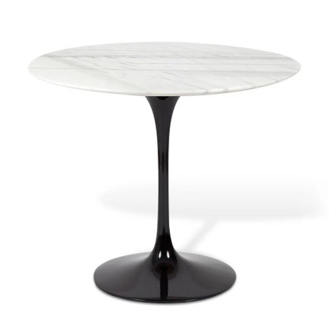 Mesa Saarinen Redonda Espírito Santo 124cm - Base Preta