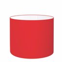 Ver imagem 1 de Cúpula Abajur e Luminária em Tecido Cilíndrica Vivare Cp-7017 Ø40x21cm - Bocal Nacional - Vermelho