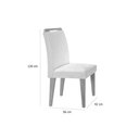 Ver imagem 5 de Kit Mesa Tampo Reto 120cm + 4 Cadeiras Imbuia Veludo Creme