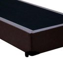 Ver imagem 3 de Base Box Blindado Solteirão Homequeen Corino Marrom 40x96x203
