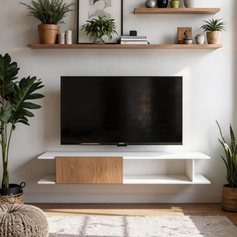 Rack Tokyo com Porta 155cm para TV Byhouse
