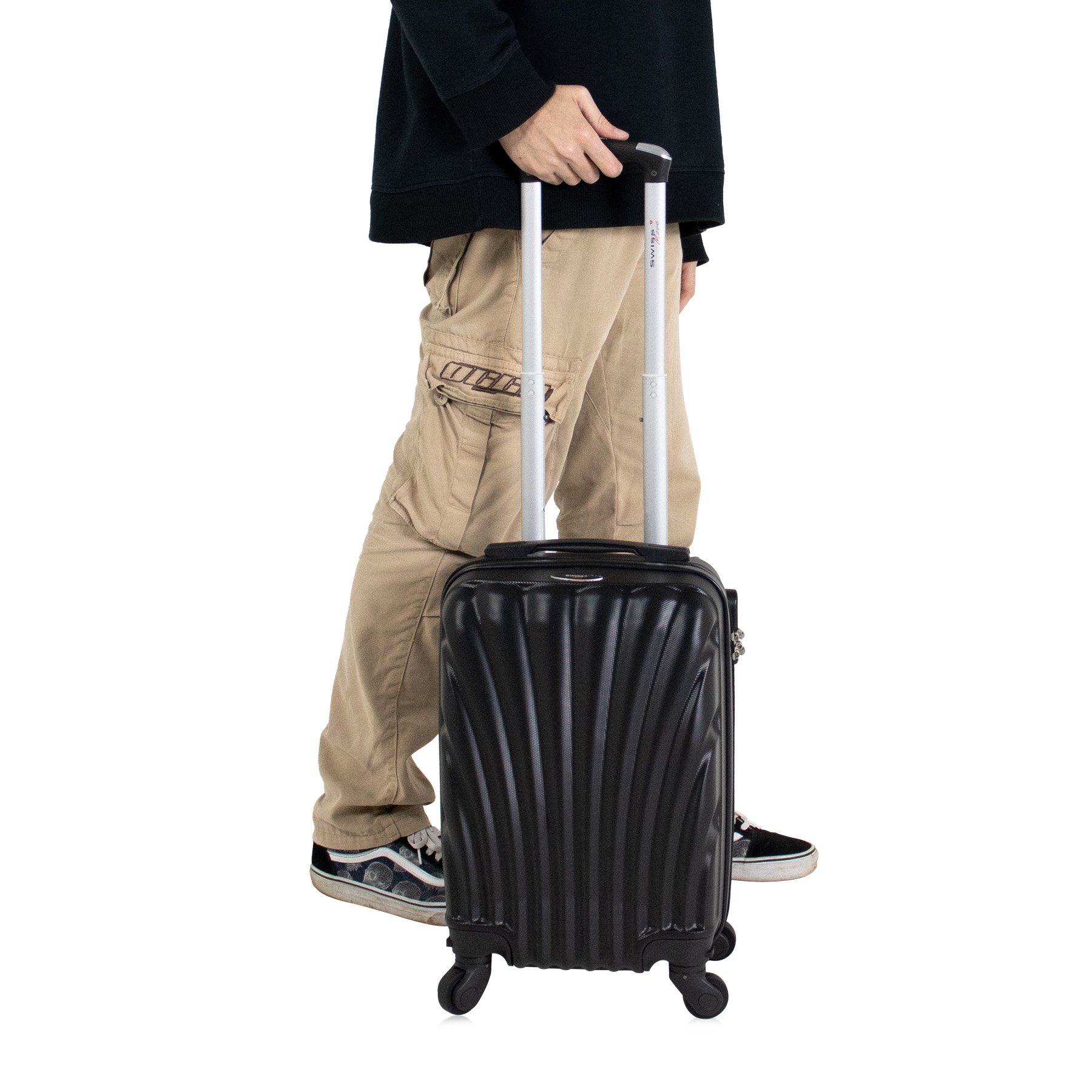 Mala de bordo preta Dizy PP Swiss Move - 2