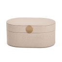 Ver imagem 1 de Caixa Decorativa em Mdf e Pu - Bege (p)