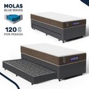 Ver imagem 3 de Cama Box com Colchão Gazin de Molas Ensacadas One Face Air Light + Auxiliar de Molas Solteiro 88cm