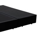 Ver imagem 2 de Cama Box King Bipartido Sintético Mega Cama Preto 192x203x42cm