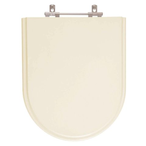 Assento Sanitário Poliester Jasmim Marfim (bege Claro) para Vaso Fiori