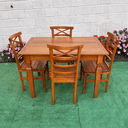 Ver imagem 6 de Mesa de Jantar Madeira Maciça 120 X 80 com 04 Cadeiras Abc Sudeste Rústico