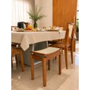 Ver imagem 3 de Banco 100% Madeira Maciça Premium Savana Banqueta com Assento Anatômico em Tela Resistente Multiuso