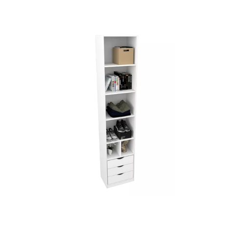 Armário Prateleira Gaveteiro Misto M74 Closet Loja