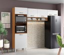 Ver imagem 3 de Cozinha Compacta Atenas com Torre Quente - Cinamomo/branco Aramóveis