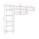 Ver imagem 5 de Cozinha Compacta Atenas com Torre Quente - Cinamomo/branco Aramóveis