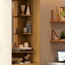 Ver imagem 5 de Guarda Roupa 2 Portas com Espelho 200x110 Cm Briz Nature Off White