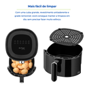 Ver imagem 5 de Fritadeira Elétrica 110v Air Fryer sem Óleo Saudável 1500w Multi