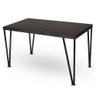 Mesa de Jantar Ubatuba em Aço Preto Fosco 165cm - 66505 - 1