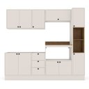 Ver imagem 2 de Cozinha Completa 5 Peças 237cm Off White Branco Yescasa