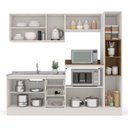 Ver imagem 5 de Cozinha Completa 5 Peças 237cm Off White Branco Yescasa