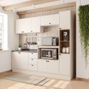 Ver imagem 1 de Cozinha Completa 5 Peças 237cm Off White Branco Yescasa