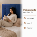 Ver imagem 7 de Cabeceira Casal Cama Box Estofada Virginia 140 cm Veludo