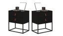 Ver imagem 1 de Kit 2 Criados Unic 45cm com Pés de Ferro Preto:preto