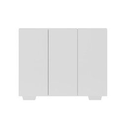 Armário Lavanderia com 3 Portas 90 cm Multimóveis MP5034 Branco - 5