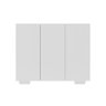 Armário Lavanderia com 3 Portas 90 cm Multimóveis MP5034 Branco - 5