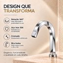 Ver imagem 6 de Torneira Laguna Cromada Baixa Aço Inox 304 Luxo Goldenx