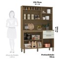 Ver imagem 3 de Cozinha Compacta 130,70cm 5 Portas e 2 Gavetas com Tampo 352 Luciane Móveis