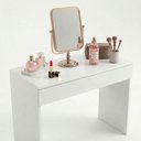 Ver imagem 7 de Penteadeira Mesa com Gaveta Miss Compacta 80cm 100% Mdf Branco - Desk Design