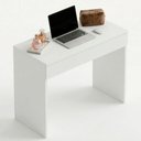 Ver imagem 6 de Penteadeira Mesa com Gaveta Miss Compacta 80cm 100% Mdf Branco - Desk Design
