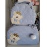 Kit Bolsa Maternidade Menino Menina Unissex Mala Bebe Luxo Cor:Azul Bebe - 4