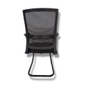 Ver imagem 3 de Cadeira Fixa Sit em Tela com Braço Bp Crepe Preto Maiart