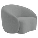 Ver mais imagens de Kit Divã Recamier Orgânico Marrocos 160cm Lado Esquerdo e 1 Poltronas Amore Bouclé Cinza