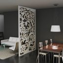 Ver imagem 1 de Painel Vazado Divisória Mdf Waimea Branco - 0,60x2,20m
