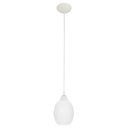 Ver imagem 1 de Lustre Pendente Branco Barril Pequeno Leitoso Fosco Art Pop