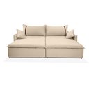 Ver imagem 2 de Sofá Valence Slim sem Caixa Premium 1,80m Softgel 33 Linho Bege