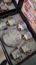 Ver imagem 4 de O Kit Xícara de Café com 12 Peças em Cerâmica Porcelana,