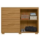 Ver imagem 5 de Cômoda para Quarto 4 Gavetas 147cm Gênova M07 Freijó - Mpozenato
