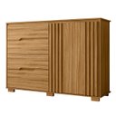 Ver imagem 1 de Cômoda para Quarto 4 Gavetas 147cm Gênova M07 Freijó - Mpozenato