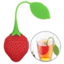 Ver imagem 5 de Jogo Chá 2 Copos Parede Dupla 250ml e Infusor Ervas Morango