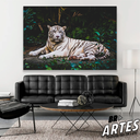 Ver imagem 3 de Quadro Tigre Branco -- BR ARTES