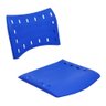 Assento E Encosto Para Cadeira Na Cor Azul - 1