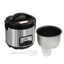 Ver imagem 2 de Panela Elétrica De Arroz EOS 10 Xicaras Inox Preta Tampa Vidro Clear Glass EPA10PI 110V
