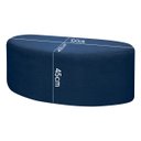 Ver imagem 6 de Sofá Orgânico Palermo 4 Lugares 210cm + Puff Bouclê - Sofa Store:bouclê Azul Marinho