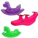 Ver imagem 1 de Conjunto 3 Balanços Parquinho Dinossauro- Crocodilo Grande para 3 Crianças - Unicornío