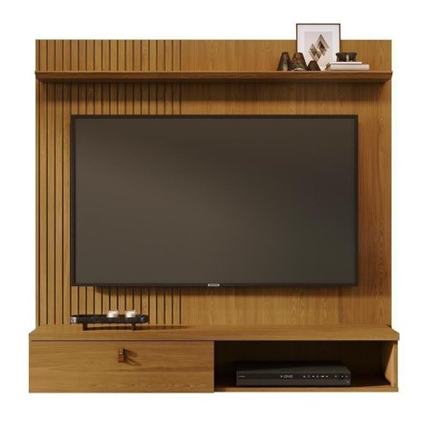 Painel Home Suspenso Íris Cumaru para Tv até 55 Madetec Cumaru